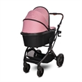 Passeggino GLORY 2in1 con cesta per neonato PINK